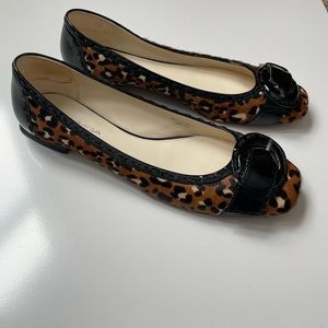 Via Spiga Animal Print flats